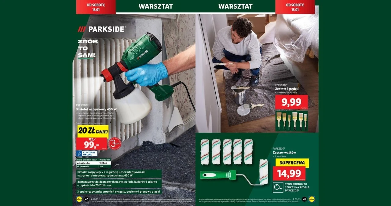 Zrób porządek w warsztacie z promocjami na Parkside w Lidlu! Zrób porządek w warsztacie z promocjami na Parkside w Lidlu!
