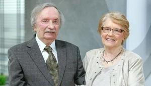 Wojciech Pokora z żoną Hanną