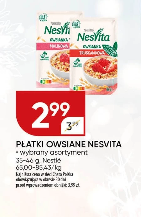 Płatki owsiane Nestle