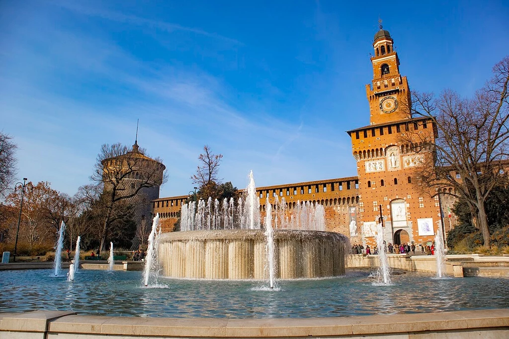 Castello Sforzesco w Mediolanie