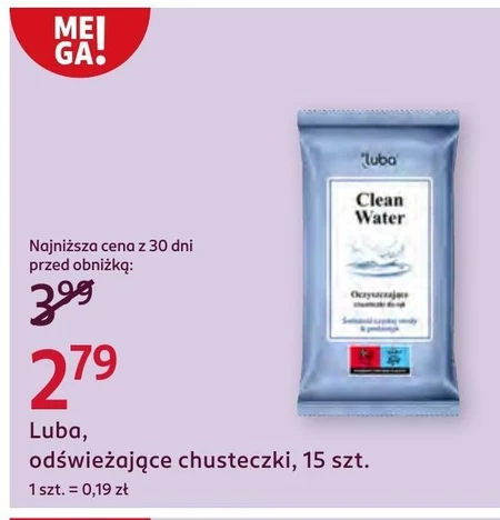 Chusteczki nawilżane Luba