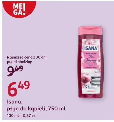 Płyn do kąpieli Isana