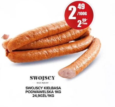 Kiełbasa podwawelska Swojscy