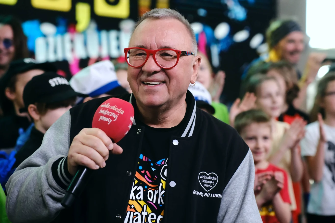 Jerzy Owsiak, twórca i główny dyrygent Wielkiej Orkiestry Pomocy