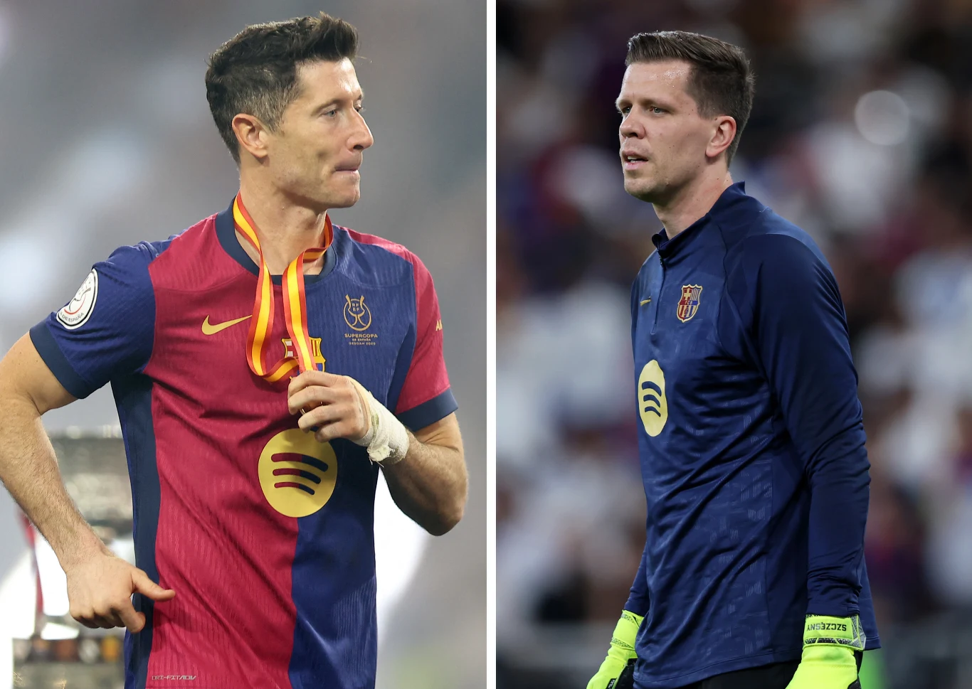 Robert Lewandowski i Wojciech Szczęsny zostali zaskoczeni po finale Superpucharu Hiszpanii Robert Lewandowski i Wojciech Szczęsny zostali zaskoczeni po finale Superpucharu Hiszpanii