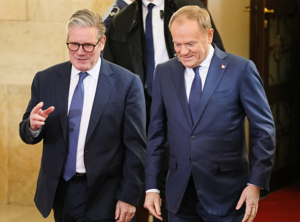 Premier Wielkiej Brytanii Keir Starmer spotkał się z Donaldem Tuskiem
