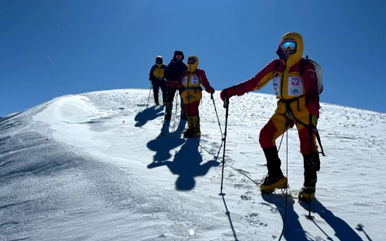 Ewa Wachowicz podczas wyprawy