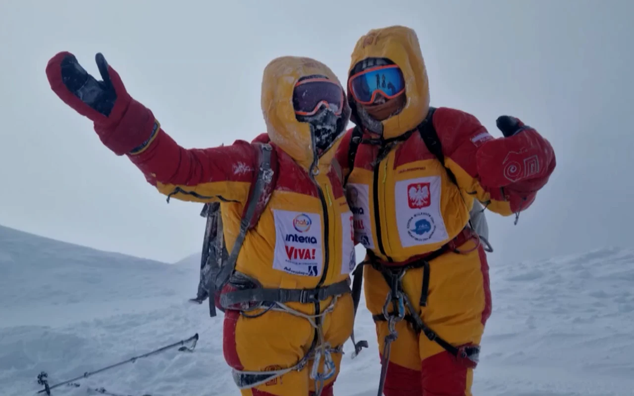 Ewa Wachowicz podczas zdobywania Korony Wulkanów Ziemi