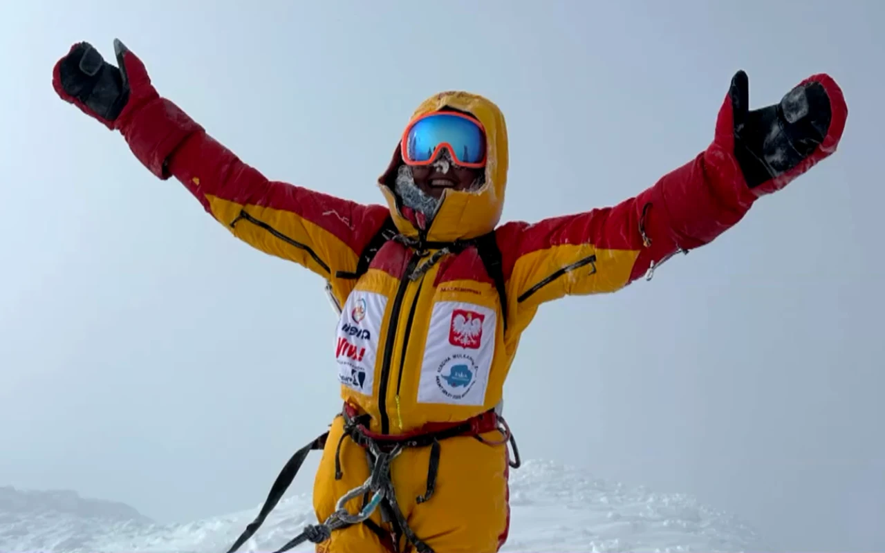 Ewa Wachowicz podczas wyprawy