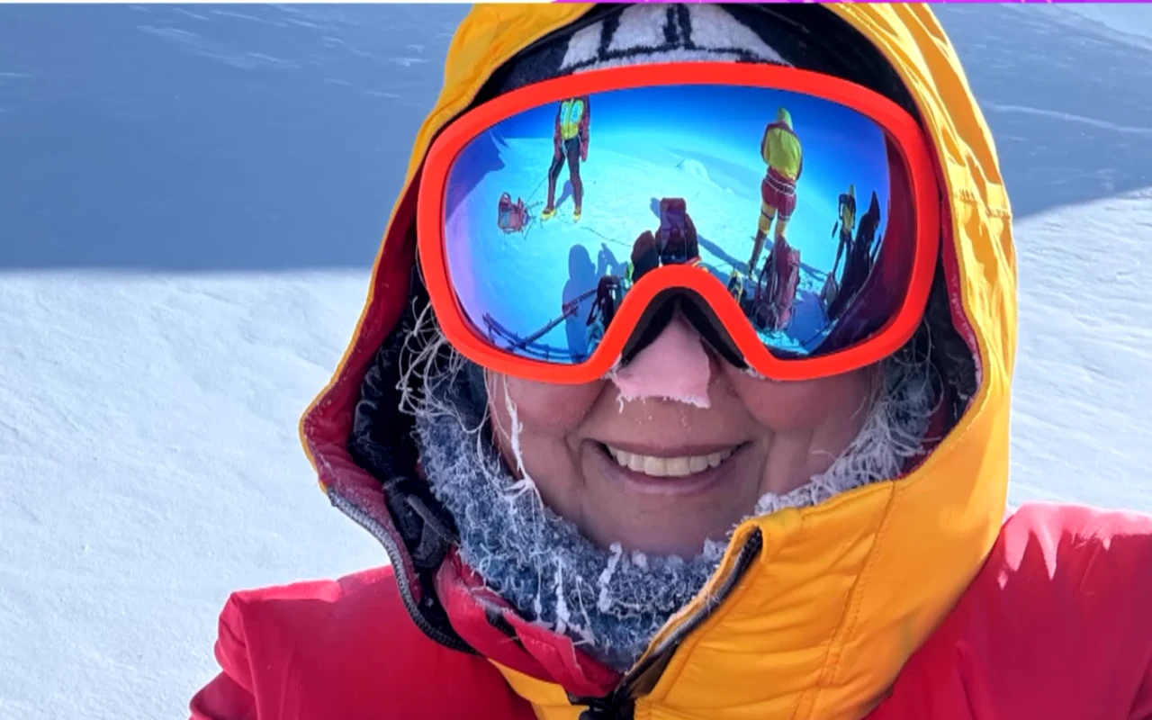 Ewa Wachowicz podczas ekstremalnej wyprawy