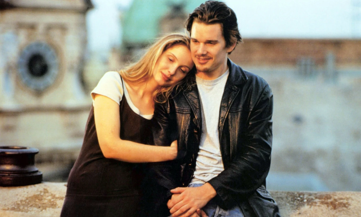 Julie Delpy i Ethan Hawke w filmie "Przed wschodem słońca" Julie Delpy i Ethan Hawke w filmie "Przed wschodem słońca"