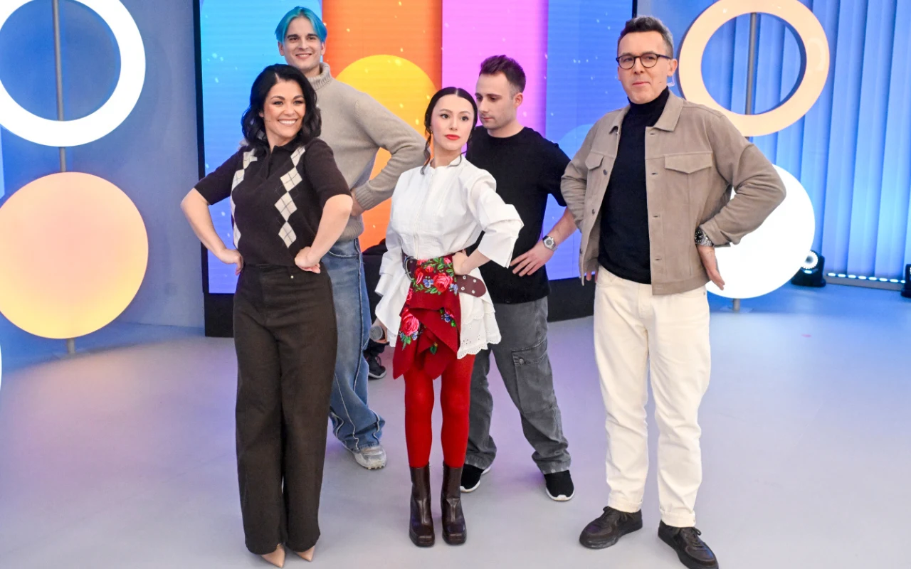 Tribbs, Diiya i Jake ALva oraz prowadzący ''halo tu polsat''