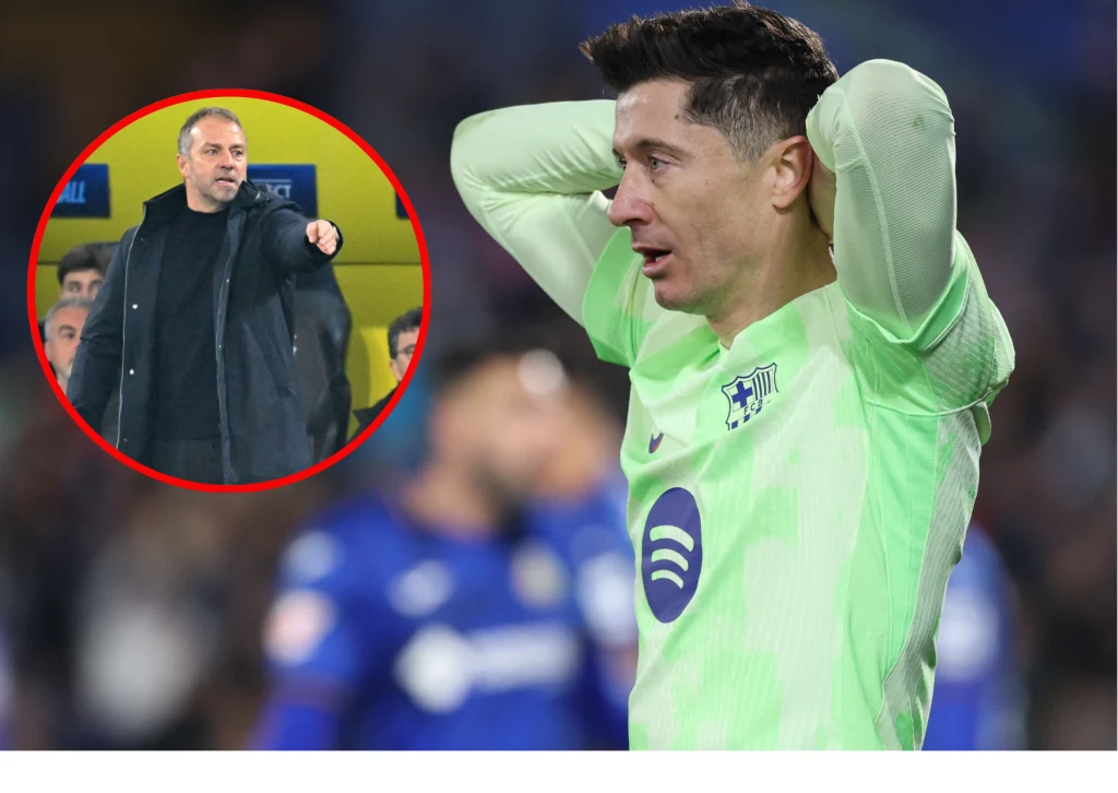 Robert Lewandowski i Hansi Flick