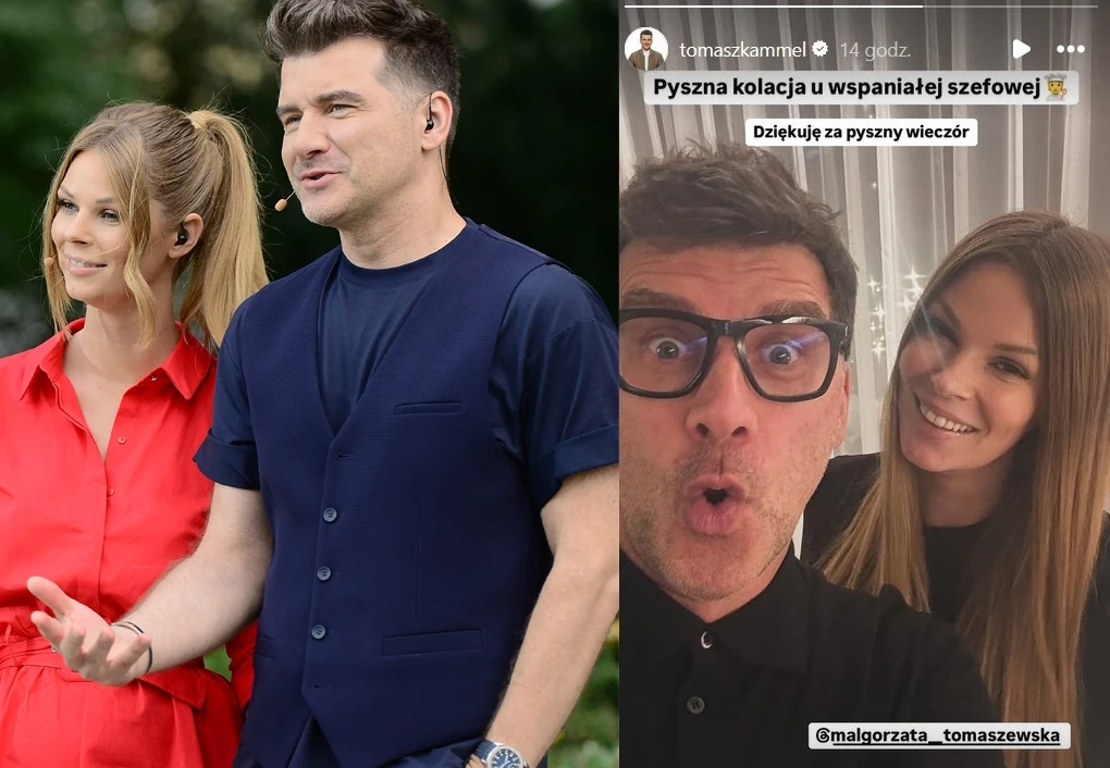 Tomasz Kammel gościł na kolacji u Małgorzaty Tomaszewskiej