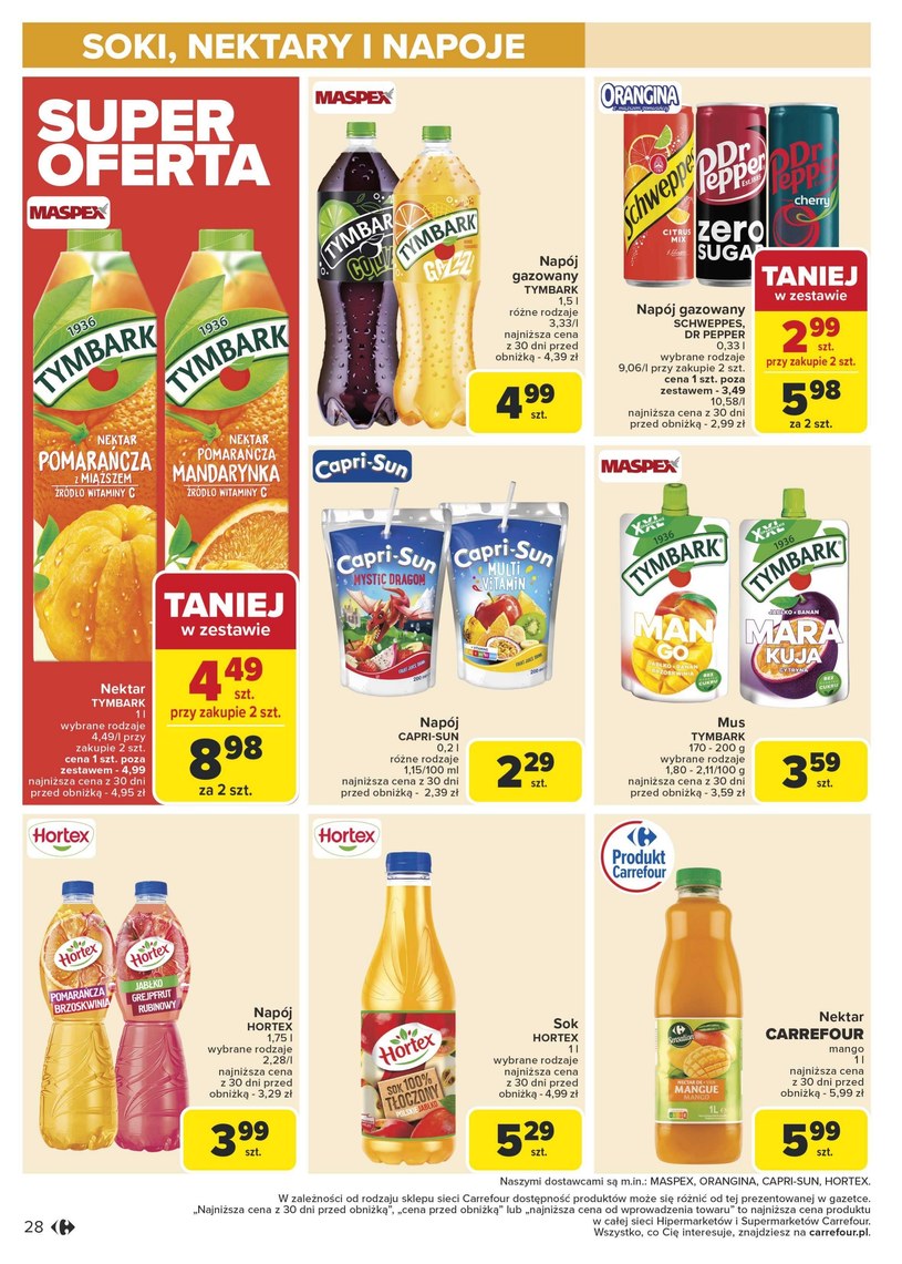 Gazetka: Super oszczędności tygodnia - Carrefour - strona 28