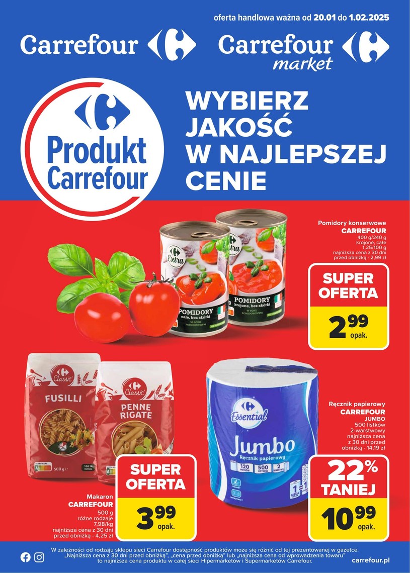 Gazetka: Ulubione produkty w super cenach - Carrefour - strona 1