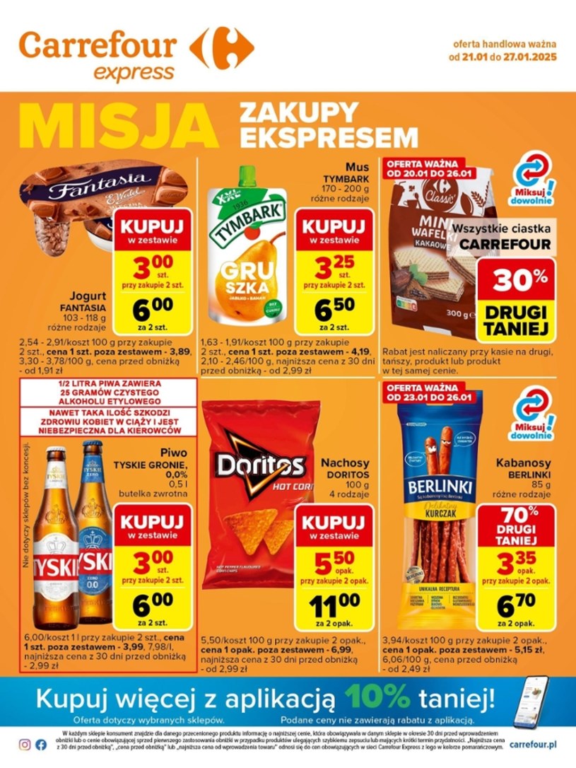 Gazetka: Ekspresowe promocje czekają! - Carrefour Express - strona 1