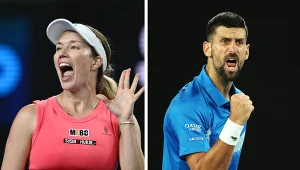 Danielle Collins i Novak Djoković