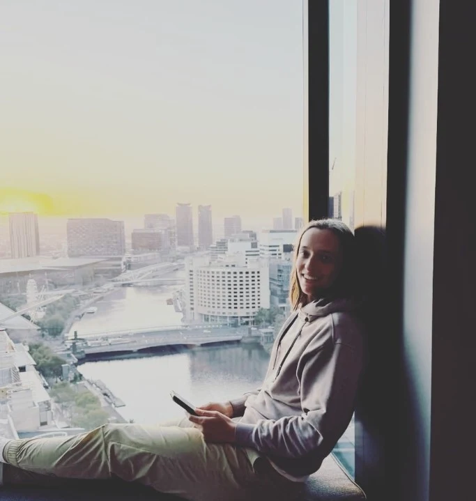 Tak Iga Świątek wypoczywa w Melbourne Tak Iga Świątek wypoczywa w Melbourne