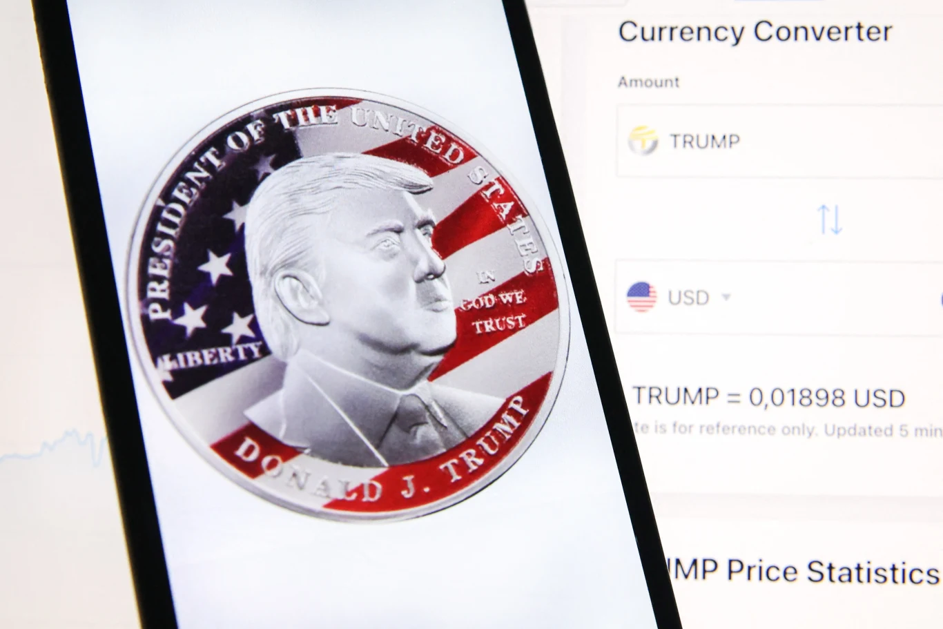 Emitowane przez prezydenta Donalda Trumpa memecoiny budzą zaniepokojenie ekonomistów Emitowane przez prezydenta Donalda Trumpa memecoiny budzą zaniepokojenie ekonomistów