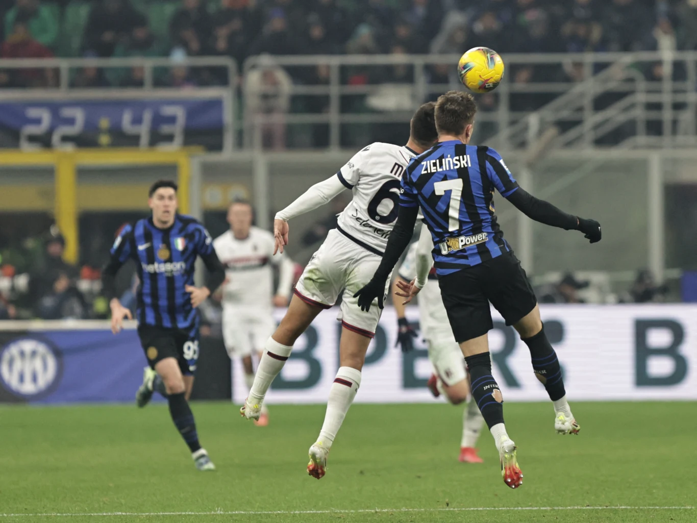 Piotr Zieliński w meczu z Empoli