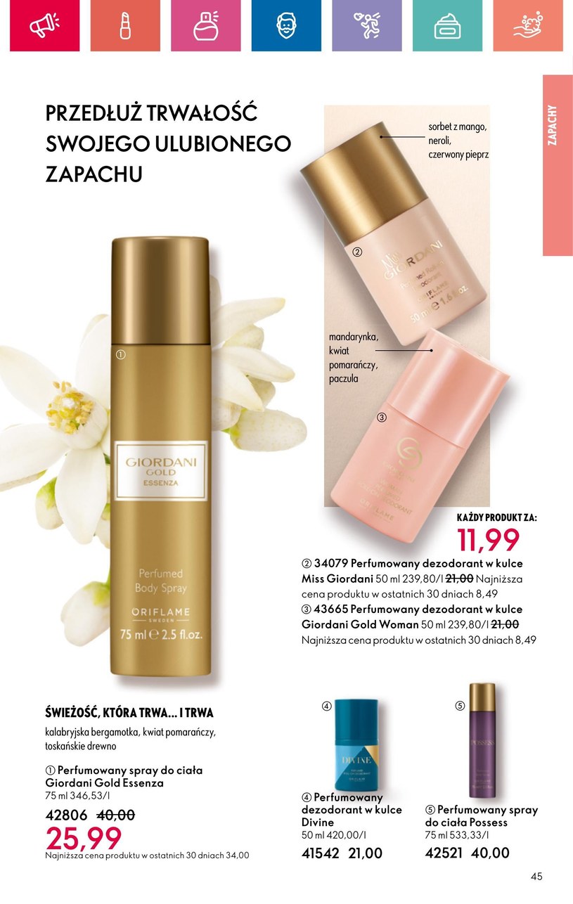 Gazetka: Oriflame - razem lepiej - strona 45