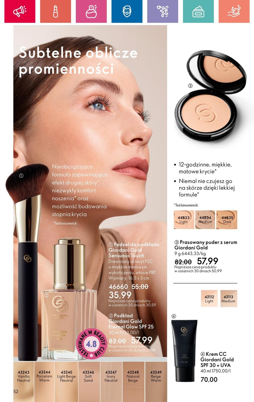 Gazetka: Oriflame - razem lepiej - strona 52