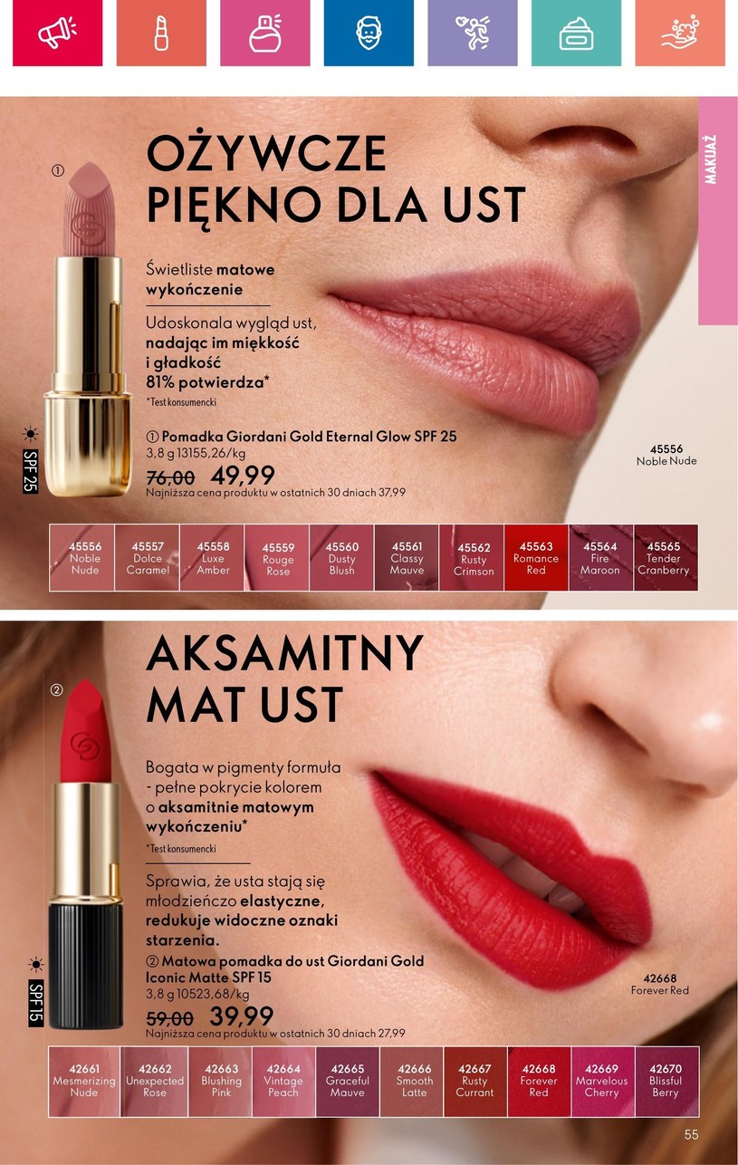 Gazetka: Oriflame - razem lepiej - strona 55