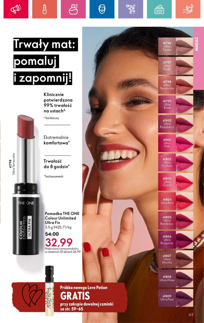 Gazetka: Oriflame - razem lepiej - strona 63