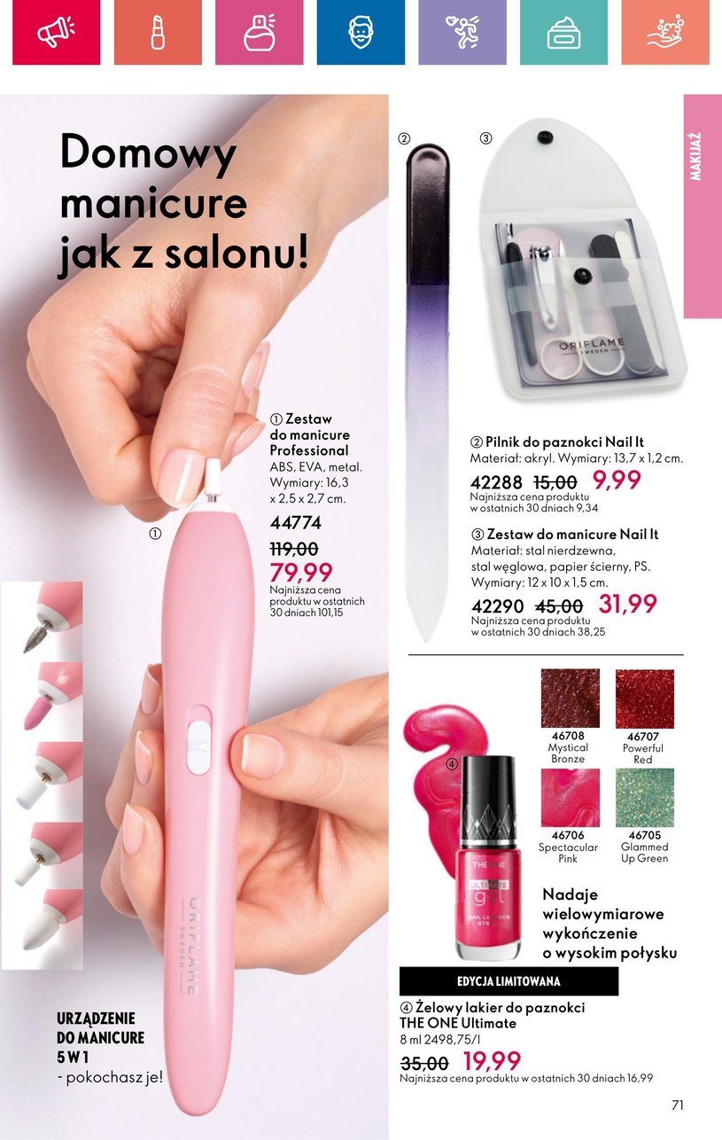 Gazetka: Oriflame - razem lepiej - strona 71