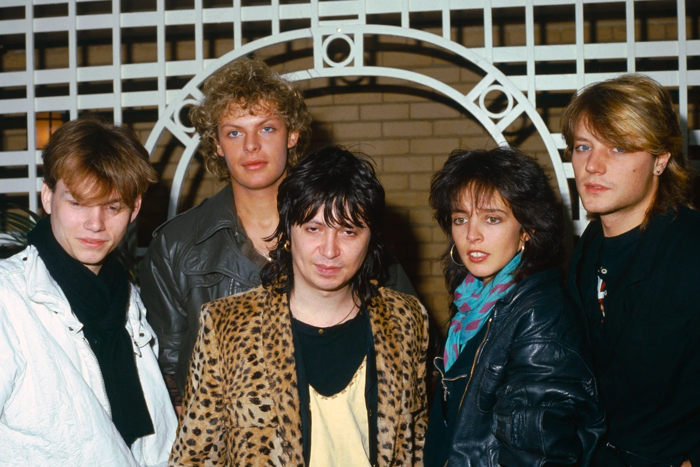 Grupa Nena w 1984 r. - od lewej: Jurgen Dehmel, Uwe Fahrenkrog-Petersen, Carlo Karges, Nena Kerner i Rolf Brendel