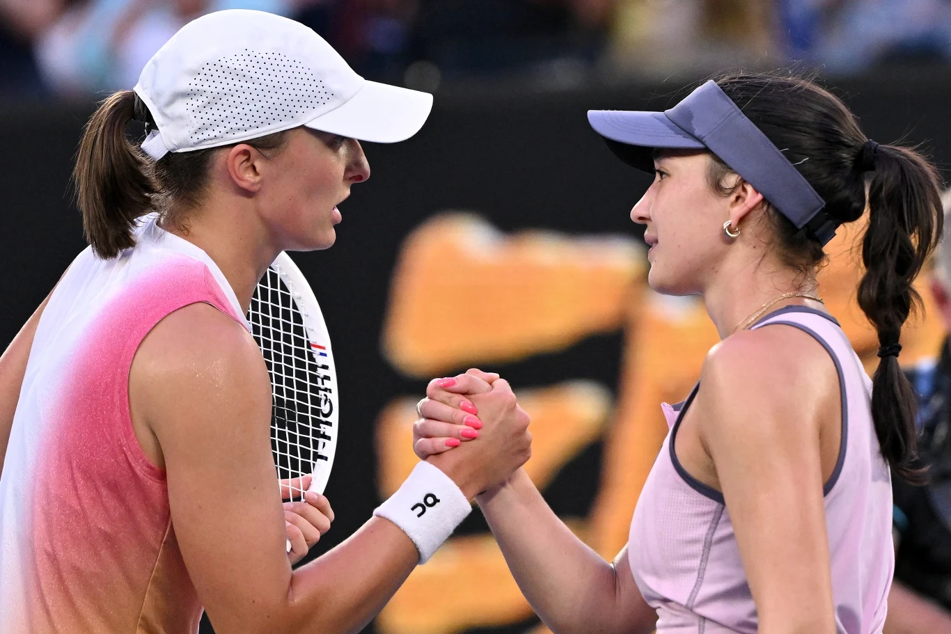 Iga Świątek i Eva Lys Iga Świątek i Eva Lys