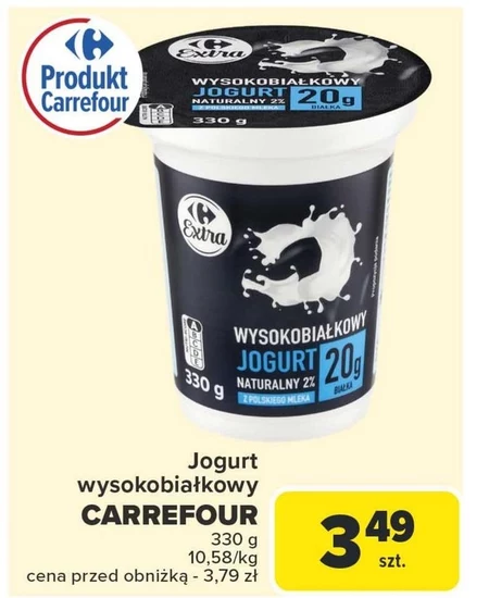 Jogurt naturalny Carrefour