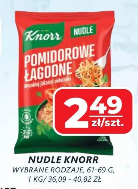 Knorr Nudle Zupa danie pomidorowe łagodne 65 g