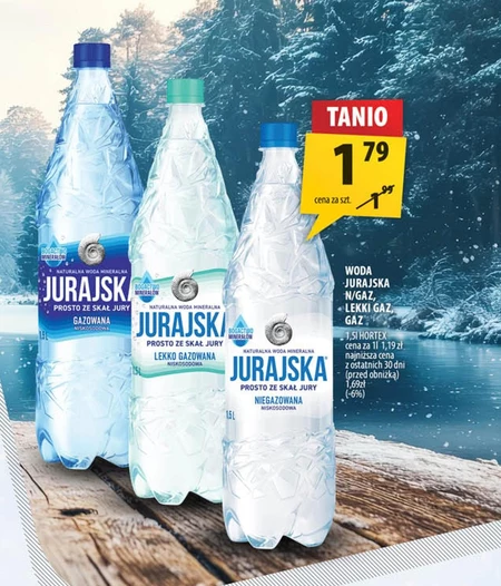Jurajska Naturalna woda mineralna niegazowana 500 ml