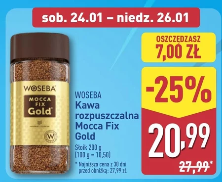 Woseba Mocca Fix Gold Kawa rozpuszczalna 200 g
