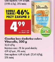 Ciastka bez cukru Vitanella