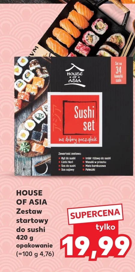 House of Asia Zestaw do sushi na dobry początek