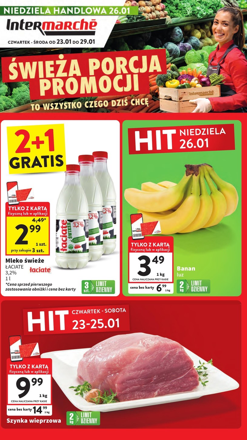 Gazetka: Świeża porcja promocji - Intermarche - strona 1