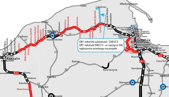 Alternatywa dojazdu nad Bałtyk i droga do elektrowni. Rekord liczby ofert 