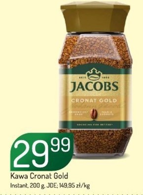 Jacobs Cronat Gold Kawa rozpuszczalna 200 g niska cena