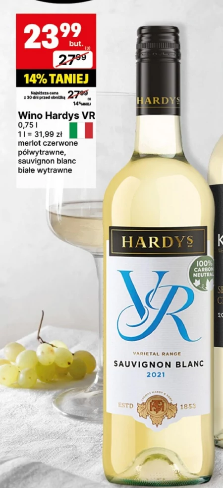 Wino półwytrawne Hardys