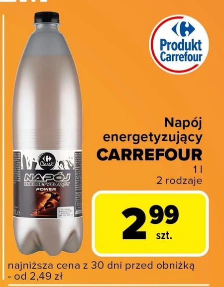 Napój energetyczny Carrefour