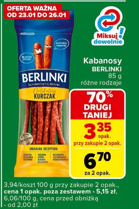 Kabanosy Berlinki