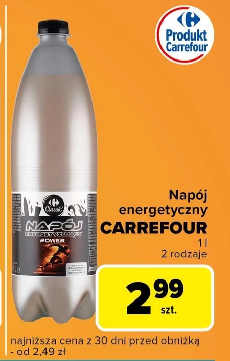 Napój energetyczny Carrefour