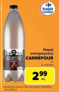 Napój energetyczny Carrefour