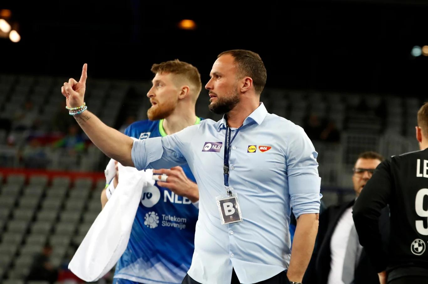 Uros Zorman w pierwszej połowie nie ukrywał swojej złości. Później już odpuścił