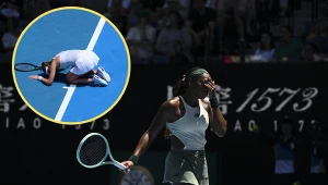 Coco Gauff i Paula Badosa (w kółeczku)