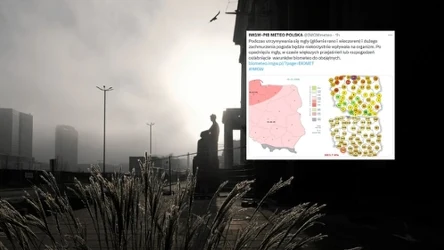 Zasnuta mgłą Warszawa. We wtorek to zjawisko utrzymywało się w wielu miejscach rano, a wieczorem wróci na północy i południu Polski - ostrzega IMGW