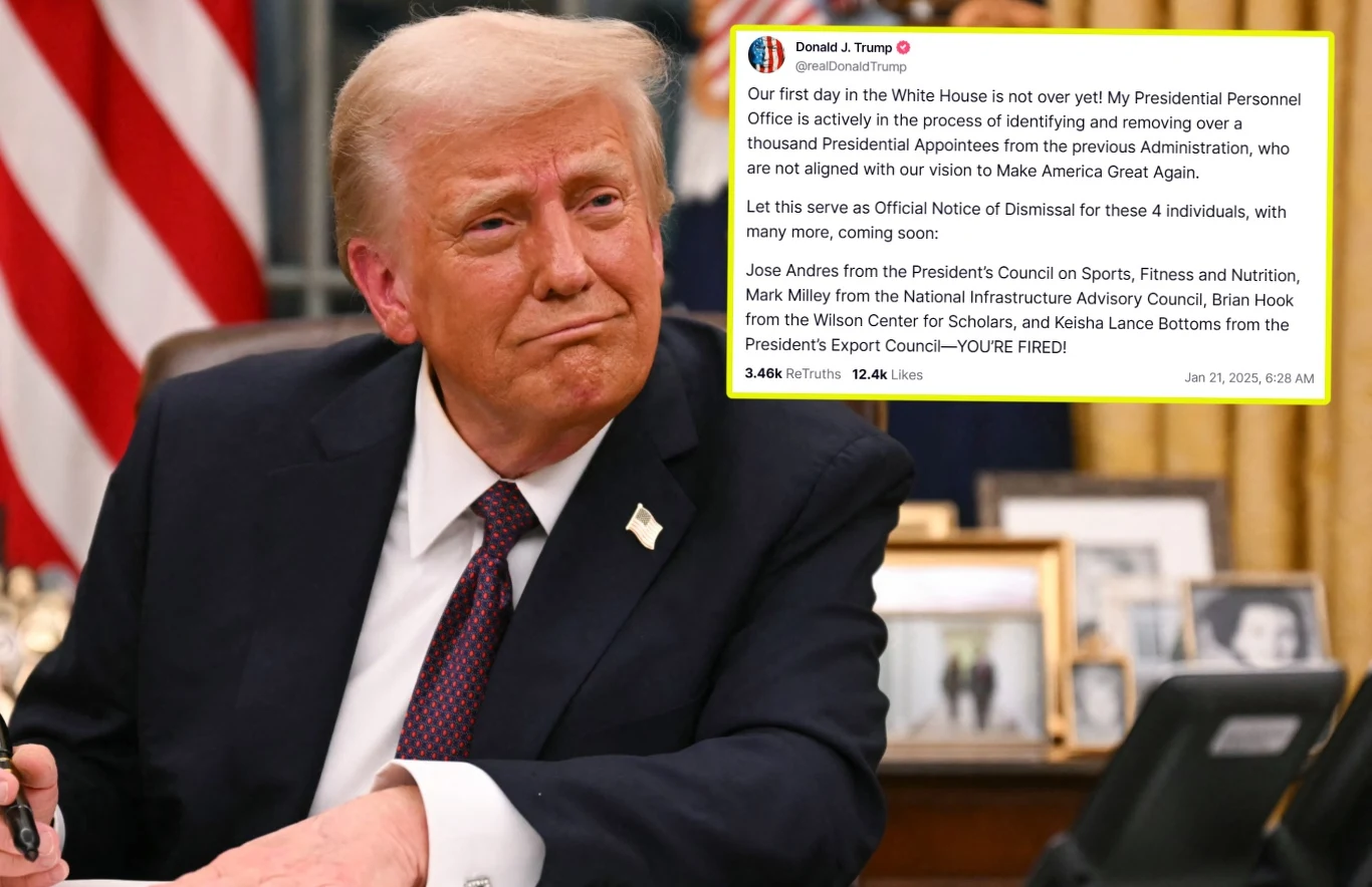 USA. Donald Trump zwalnia urzędników z administracji Joe Bidena USA. Donald Trump zwalnia urzędników z administracji Joe Bidena